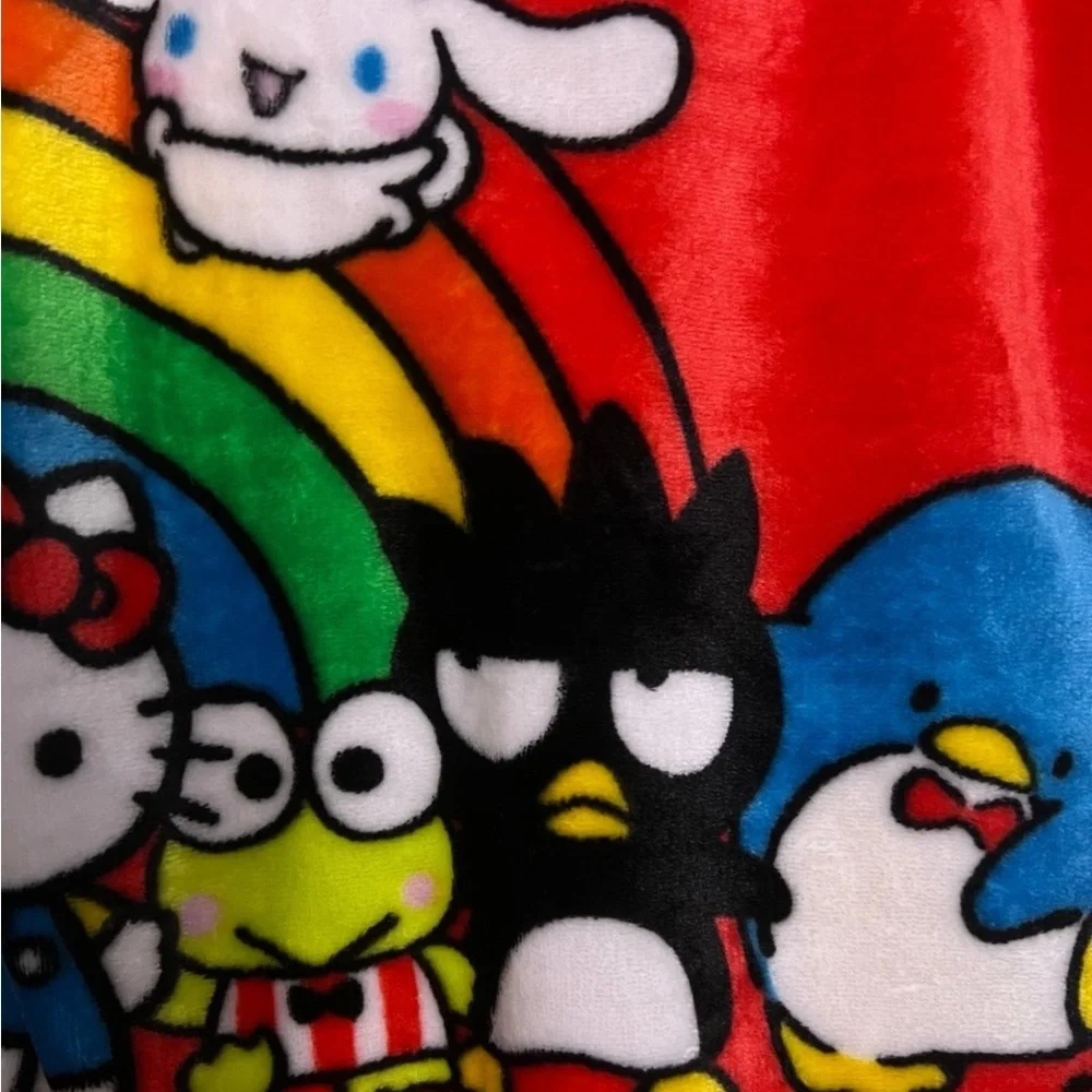 Hello Kitty and Friends Plush Better Together Blanket Throw Large